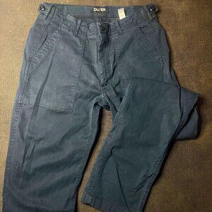 DUER No Sweat Relaxed Taper Pants - Navy